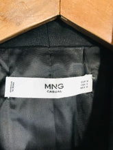 Load image into Gallery viewer, Mango Women&#39;s Linen Blazer Jacket | M UK10-12 | Black

