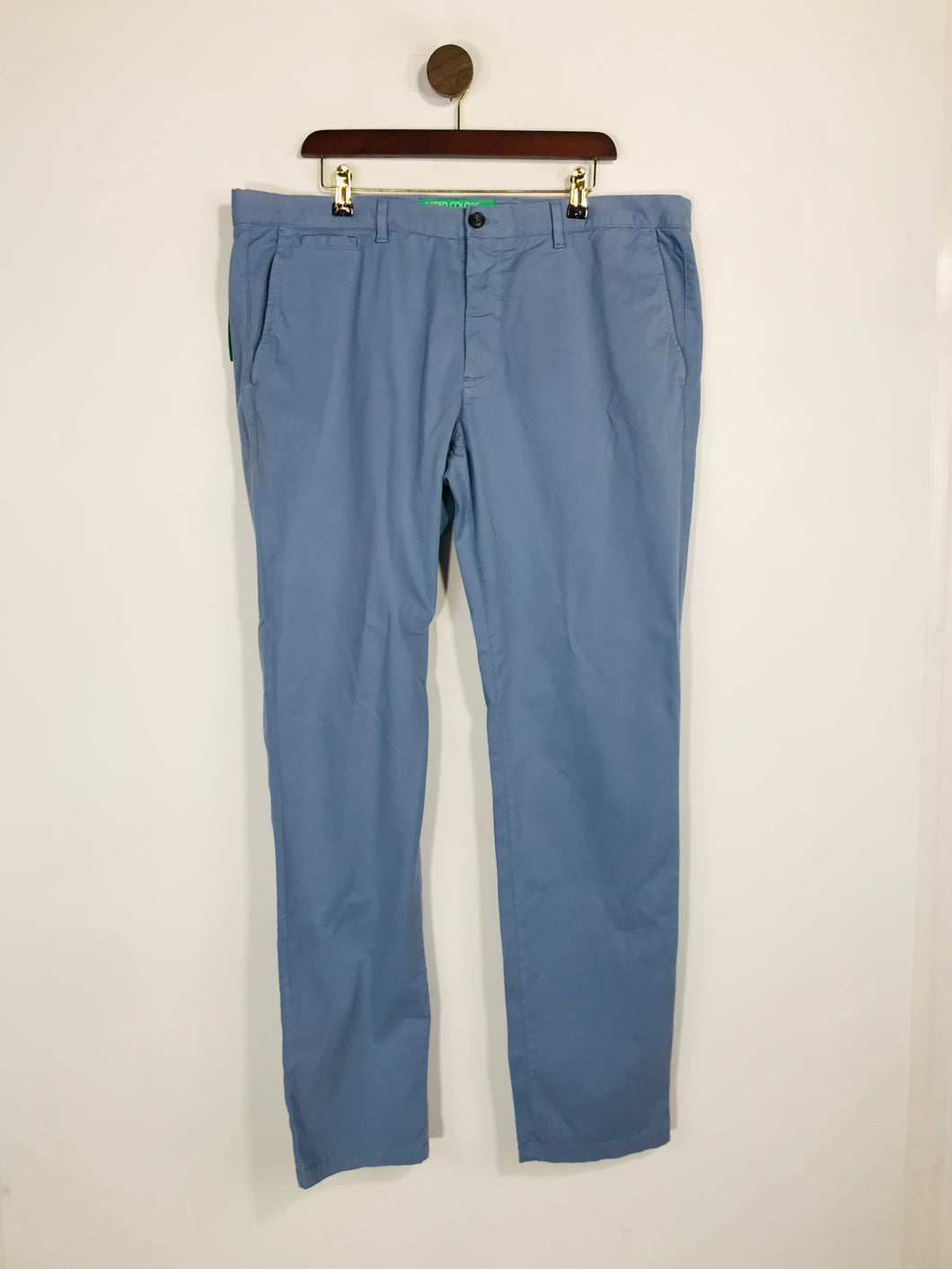 United Colors of Benetton Men's Chinos Trousers NWT | 56 | Blue