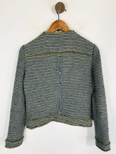 Load image into Gallery viewer, Zara Women&#39;s Knit Blazer Jacket | M UK10-12 | Blue
