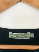 Load image into Gallery viewer, Mint Velvet Women’s Striped Contrast Jumper | UK8 | Black
