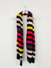 Load image into Gallery viewer, Sonia Rykiel H&amp;M Women’s Stripe Knit Scarf Shawl | One Size | Multicolour
