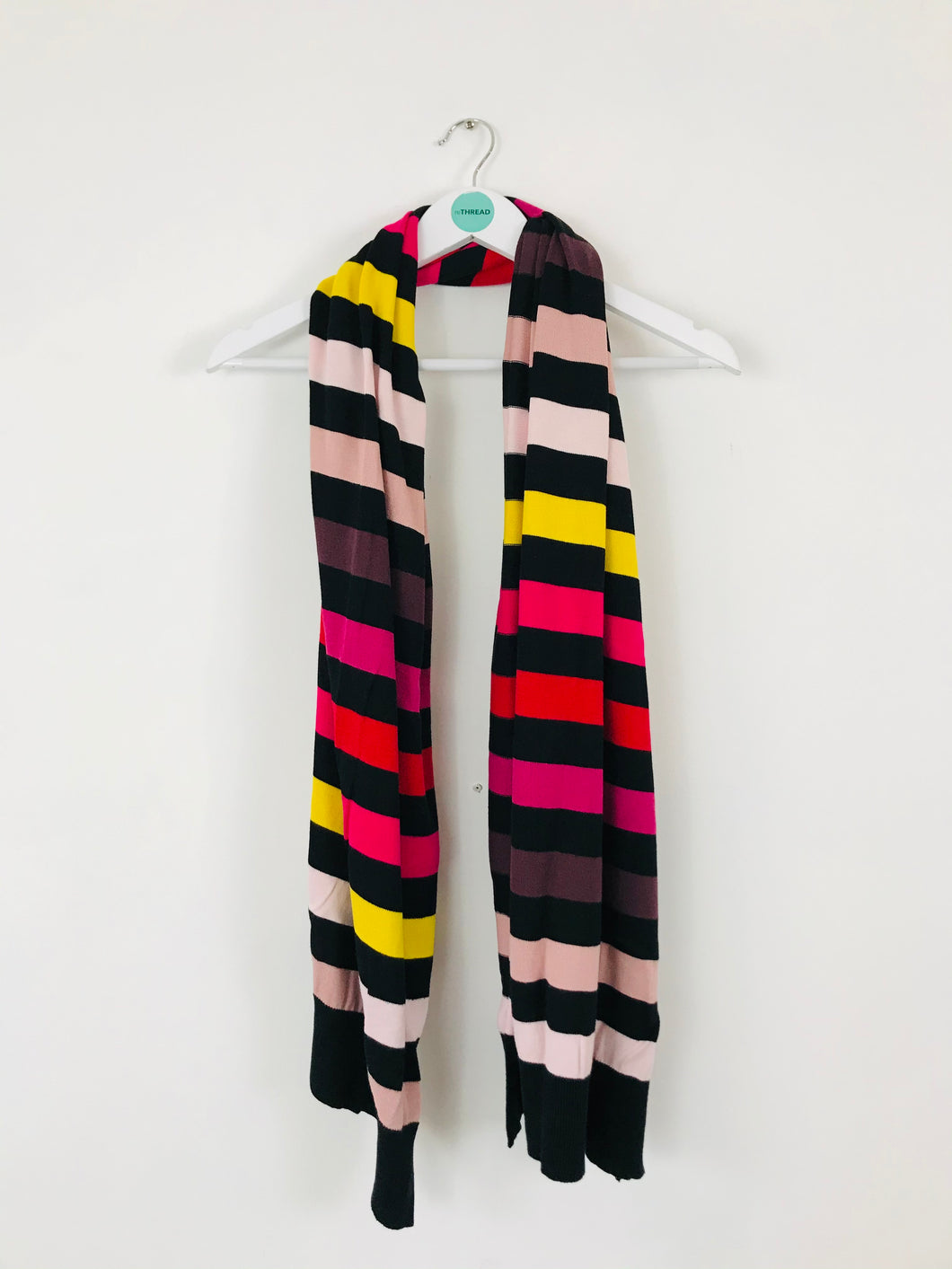 Sonia Rykiel H&M Women’s Stripe Knit Scarf Shawl | One Size | Multicolour