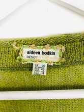 Load image into Gallery viewer, Aideen Bodkin Womens Wrap Cardigan | UK16 | Green
