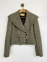 Load image into Gallery viewer, Paul Costelloe Women&#39;s Tweed Wool Blazer Jacket | UK14 | Brown
