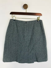 Load image into Gallery viewer, Jigsaw Women&#39;s Wool Chevron Pencil Skirt | UK10 | Grey
