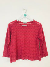 Load image into Gallery viewer, Jigsaw Women’s Lace Blouse | L UK 16 | Pink
