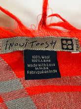 Load image into Gallery viewer, Inouitoosh Women&#39;s Wool Striped Scarf | OS | Red
