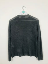 Load image into Gallery viewer, Karen Millen Womens Mesh Knit Jumper | Size 3 UK14 | Grey

