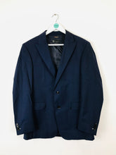 Load image into Gallery viewer, H.E by Mango Wool Stripe Suit Jacket Blazer | UK40 L | Blue
