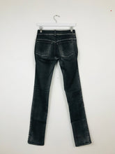 Load image into Gallery viewer, High Use by Claire Campbell Womens Straight-Leg Jeans | IT42 UK10 W28 L33 | Washed Black
