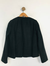 Load image into Gallery viewer, Jaeger Women&#39;s Wool Zip Bomber Jacket | UK10 | Black
