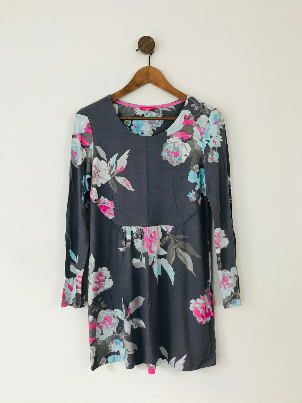 Joules Women’s Floral Mini Shirt Dress | UK12 | Multicoloured