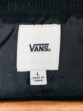 Load image into Gallery viewer, Vans Women&#39;s Corduroy Jacket Overcoat | L UK14 | Black
