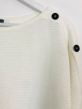 Load image into Gallery viewer, Mint Velvet Women’s Oversized Knitted Jumper | UK10-12 | White
