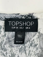 Load image into Gallery viewer, Topshop Women&#39;s Floral Tank Top | UK6 | Grey
