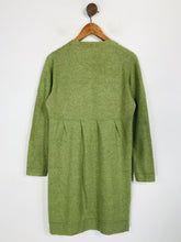 Load image into Gallery viewer, Mistral Women&#39;s Wool Knit A-Line Dress | UK12 | Green
