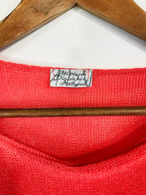 Load image into Gallery viewer, American Dissidence Women&#39;s Crochet Jumper | UK 14 | Orange
