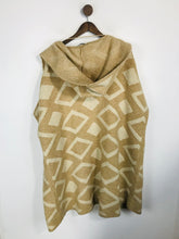 Load image into Gallery viewer, Zara Women&#39;s Knit Hooded Short Sleeve Overcoat Coat | M UK10-12 | Beige
