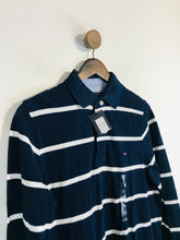 Load image into Gallery viewer, Tommy Hilfiger Men&#39;s Striped Long Sleeve Polo Shirt NWT | XS | Blue

