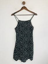 Load image into Gallery viewer, Urban Outfitters Women&#39;s Floral Renewal Mini Dress | S UK8 | Black
