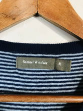 Load image into Gallery viewer, Samuel Windsor Men&#39;s Wool V-Neck Jumper | M | Blue
