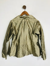 Load image into Gallery viewer, Terry Macey Women&#39;s Silk Blazer Jacket | S UK8 | Brown
