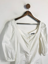 Load image into Gallery viewer, Zara Women&#39;s Ruched Mini Dress | M UK10-12 | White

