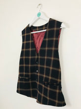 Load image into Gallery viewer, Zara Men’s Check Waistcoat Suit Vest | M | Black
