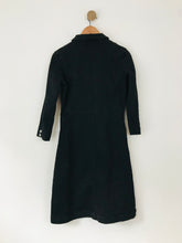 Load image into Gallery viewer, Sosandar Women&#39;s Long Sleeve Denim A-Line Dress | UK10 | Black

