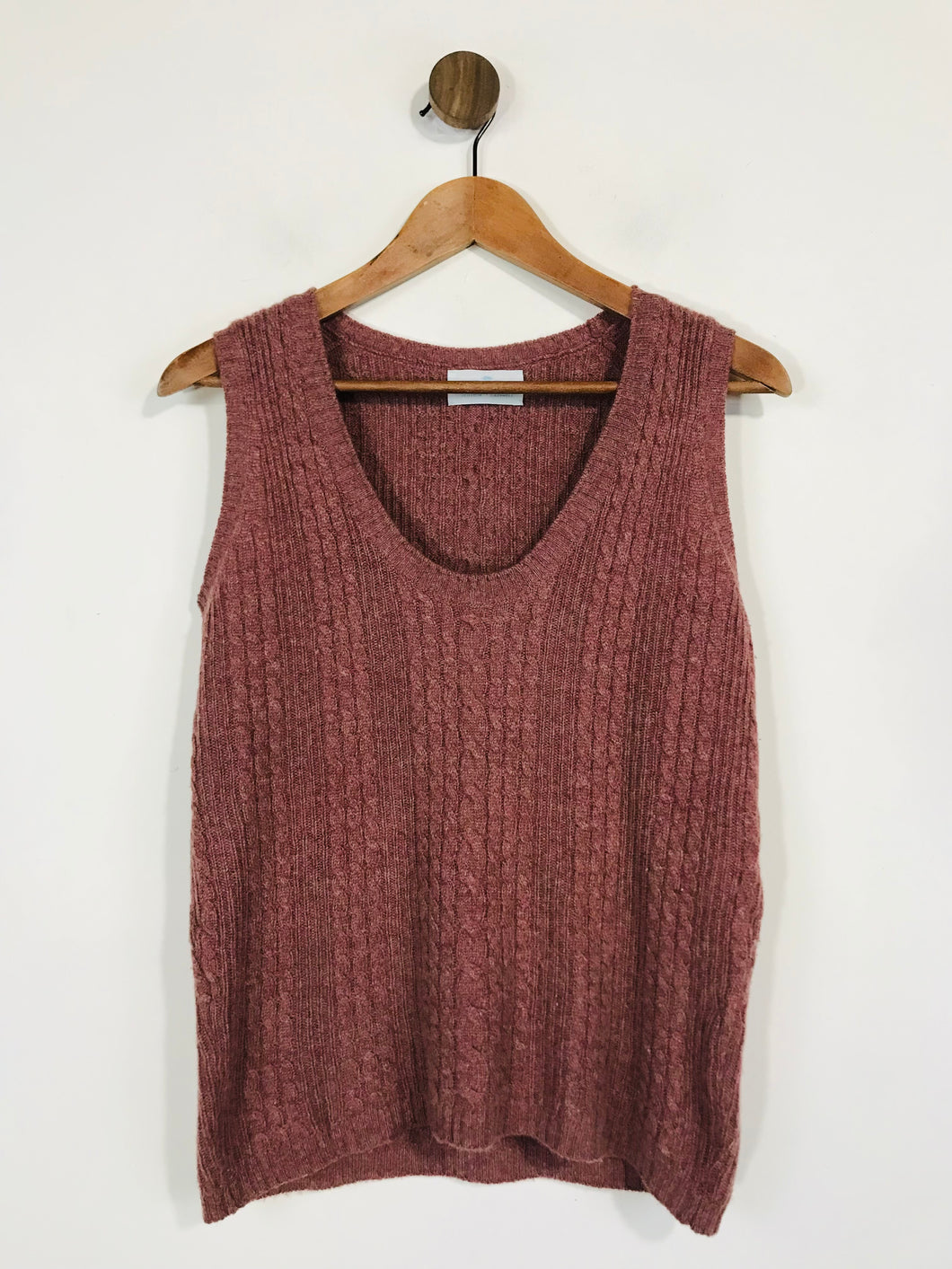 Brora Women's Cashmere Sweater Jumper Vest | UK8 | Pink