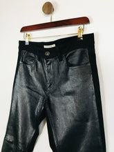 Load image into Gallery viewer, Gerard Darel Women&#39;s Leather Look Skinny Jeans | 28 UK10  | Black
