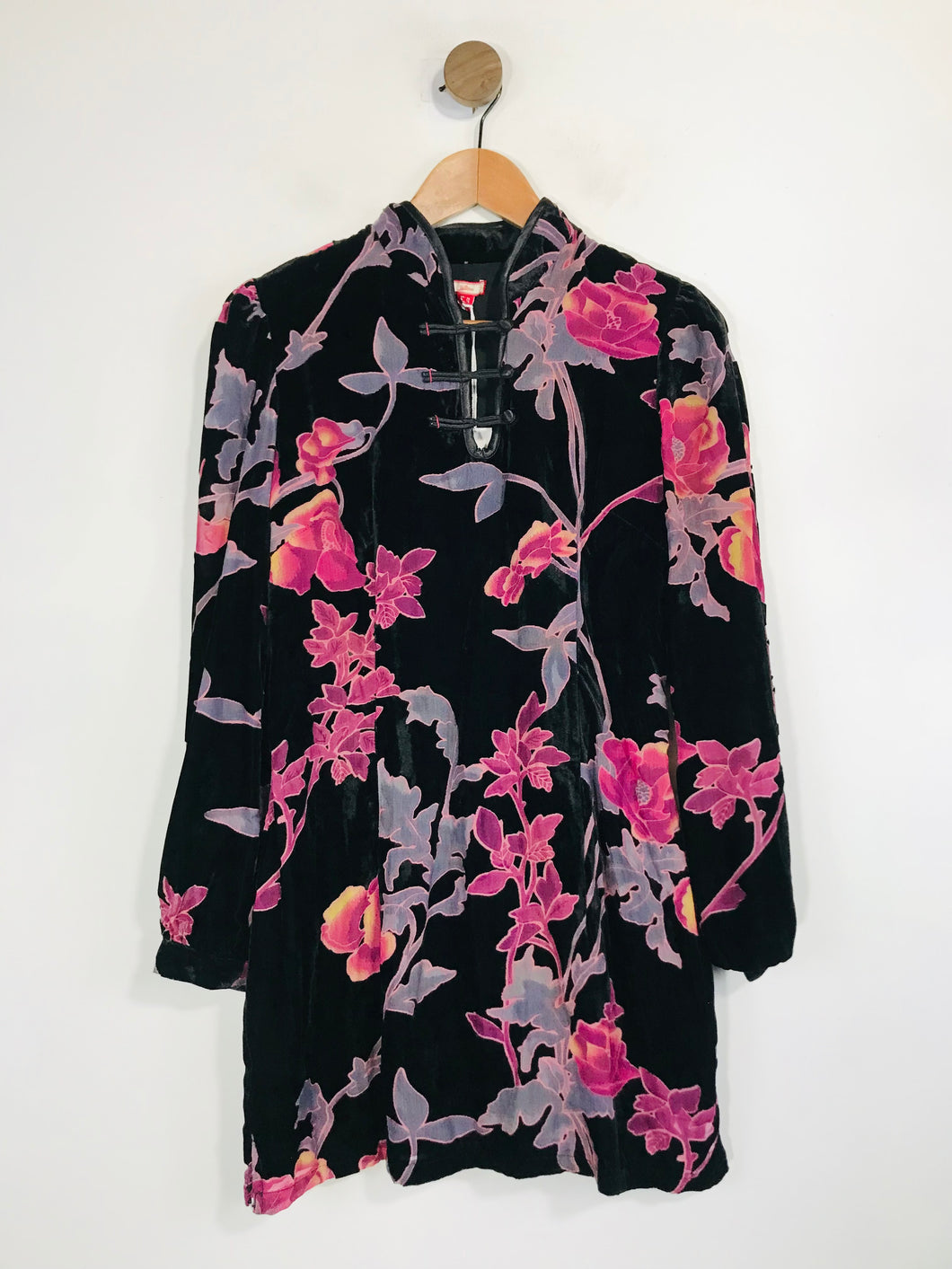 Joe Browns Women's Velvet Floral Blouse NWT | UK10 | Purple