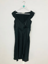 Load image into Gallery viewer, Vanessa Bruno Women’s 100% Silk Empire Line Wrap Dress | 40 UK8 | Black

