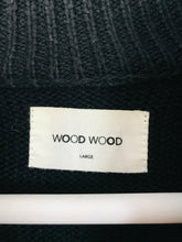 Load image into Gallery viewer, Wood Wood Women’s Wool New You Amy Jumper | L UK14 | Black
