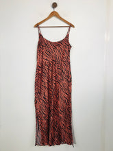 Load image into Gallery viewer, Anthropologie Women&#39;s Animal Print Cowl Neck Maxi Dress | L UK14 | Multicoloured
