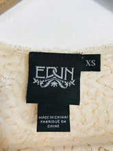 Load image into Gallery viewer, Edun Women&#39;s Sequin Sheer Tank Top | XS UK6-8 | Beige
