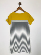 Load image into Gallery viewer, Joules Women&#39;s Striped Jersey T-Shirt A-Line Dress | UK14 | White
