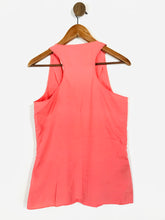Load image into Gallery viewer, Reiss Women&#39;s Silk Tiered Sleeveless Blouse | UK8 | Pink
