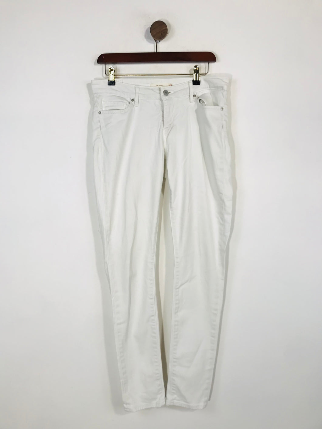 Levi's 711 Women's High Waist Skinny Jeans | W29 UK10-12 | White