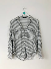 Load image into Gallery viewer, Mango Women’s Striped Button Down Shirt | US10 UK14 | Multicoloured
