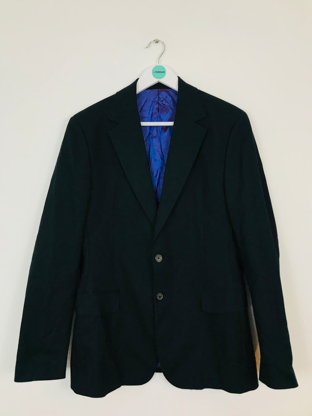 Gf Ferré Men’s Tailored Suit Jacket Blazer | EU50 UK40 | Black