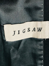 Load image into Gallery viewer, Jigsaw Women&#39;s Smart Blazer Jacket | UK12 | Black
