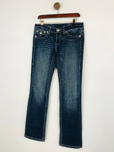 Load image into Gallery viewer, True Religion Women&#39;s Contrast Stitch Straight Jeans | 27 | Blue
