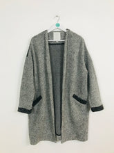 Load image into Gallery viewer, White Stuff Women’s Wool Blend Colour Block Long Cardigan | UK12 | Grey
