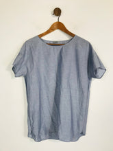 Load image into Gallery viewer, COS Women&#39;s Cotton Tunic Blouse | S UK8 | Blue
