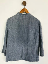 Load image into Gallery viewer, Sulu Women&#39;s Linen Button Blouse | EU40 UK12 | Blue
