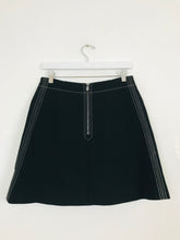 Load image into Gallery viewer, Whistles Women’s Contrast A-Line Skirt | UK10 | Black
