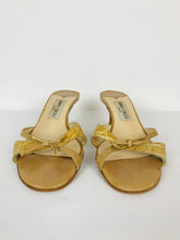 Load image into Gallery viewer, Jimmy Choo Womens Heeled Sandals Mules | 38.5 UK5.5 | Beige
