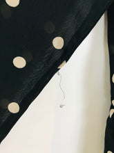 Load image into Gallery viewer, Phase Eight Women’s Polka Dot Sheer Shirt | UK10 | Black
