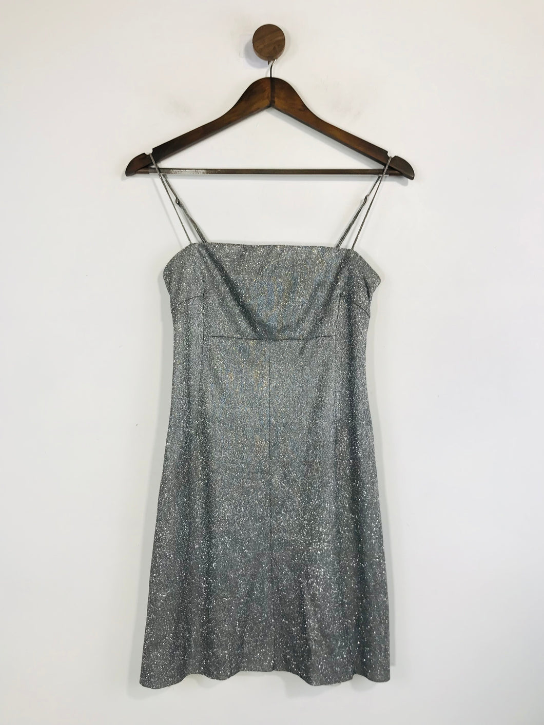 Pins and Needles Urban Outfitters Women's Metallic Mini Dress | S UK8 | Grey